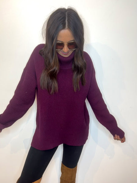Match For My Memory Cabernet Sweater